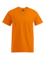 Heren T-shirt V Hals Promodoro Premium 3025 Oranje